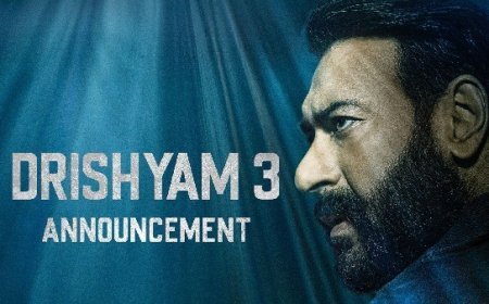 Drishyam 3: दृश्यम 3 की रिलीज डेट कंफर्म, अजय देवगन ने किया बड़ा ऐलान
