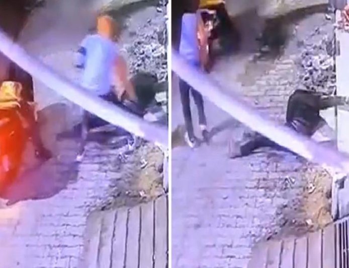 दिल्ली में तड़पते शख्स को मरता छोड़ मोबाइल लूट ले गए स्कूटी सवार, CCTV फुटेज से खुला राज