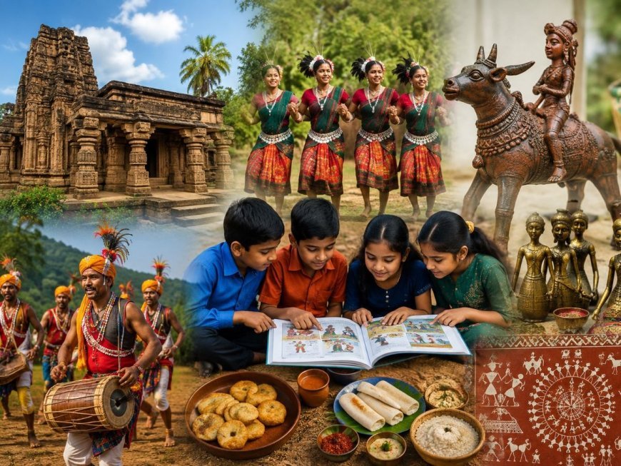 छत्तीसगढ़ के बच्चों को स्कूल में पढ़ाई जाएगी अपनी माटी की कहानी, 100 कलाविद तैयार करेंगे 100 पाठ